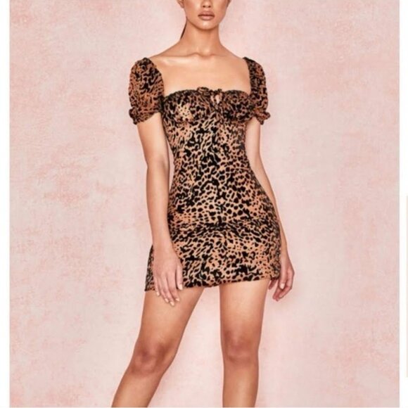 House of CB Dresses & Skirts - HOUSE OF CB Athena Leopard Prince Mini Dress
